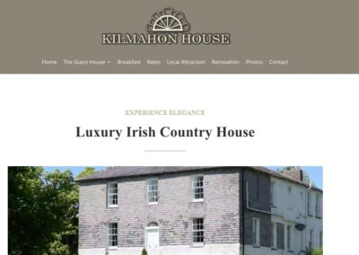Web Design Case Study: Kilmahon House by Nua Web Design